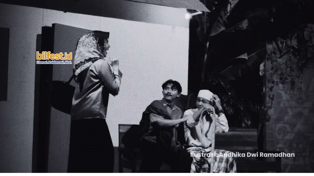 Ketika Tubuh Menjadi Teks dalam Pementasan Drama Nyumbang oleh Teater Sandhya